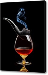   Постер Коньяк и курительная трубка