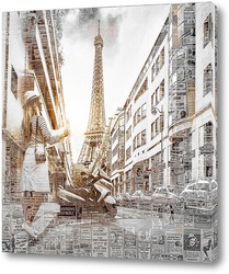   Постер Париж в мечтах