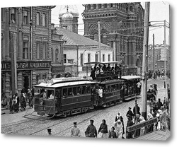    С балкона Большой проломной аптеки, в 1910 году.