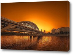    Железнодорожный мост в Москве