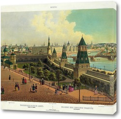  Вид с высокояузского моста,1887 год 