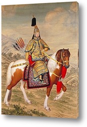    Император Цяньлун в костюме всадника