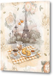   Постер Завтрак в Париже