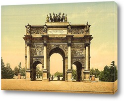   Постер Триумфальная арка, Париж, Франция.1890-1900 гг