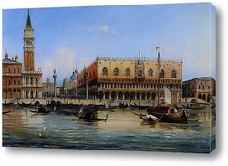  Картина Сан-Марко с Палаццо Дукале