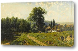  Мать и ее дети в Весенний пейзаж, 1885