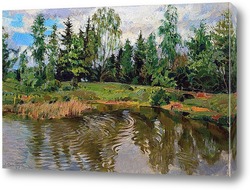    Мостик в лесу
