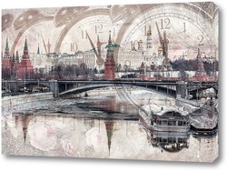    Московский Кремль и Москва-река