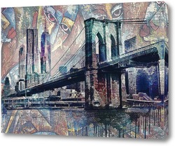   Постер Бруклинский мост