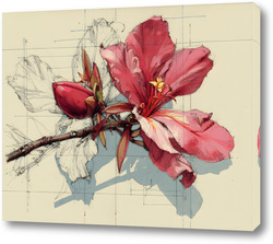  Розовые маки