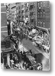    Уличная сцена в нижнем Ист-Сайде,1910г.