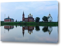  The temple of Nicholas the Wonderworker on the bank of the river..	