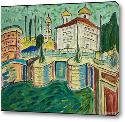    Питер. Пейзаж с церковью