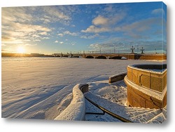  Михайловский замок и памятник Петру.