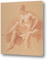    Сидящая обнаженная, 1742