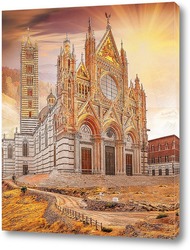   Постер Собор Сиены. Тоскана