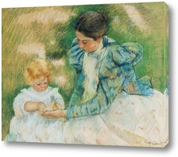    Мама играющая со своим ребенком, 1897