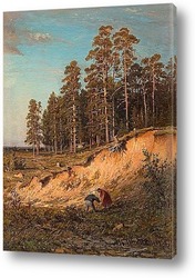   Картина Рядом с лесом