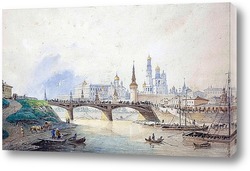  Вид на Московский Кремль со стороны реки