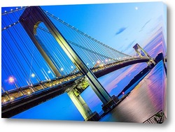    Verrazano-Narrows Bridge мост на закате