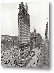  Небоскреб Flatiron Building.