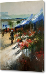   Картина Flower market. Kryukovo