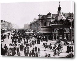  Вид на Исаакиевский собор от здания Сената 1900  –  1902