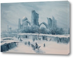   Картина Зима в Самарканде