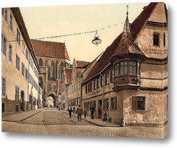  Больница Святого Духа, Нюрнберг, Бавария, Германия.1890-1900 гг