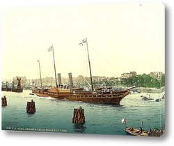   Постер "Osborne" королевская яхта 1890-1900