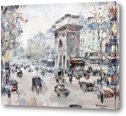   Картина Парижская уличная сцена 