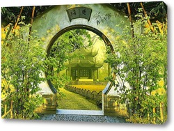   Постер  Китайский сад