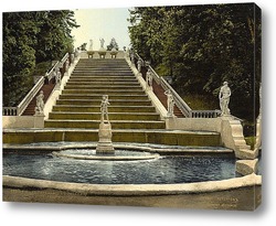    Петергоф золотая лестница, Санкт-Петербург, Россия 1890-1900 гг
