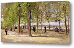   Постер Дорога к Люксембургскому саду, 1886