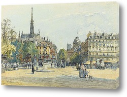   Картина Место Св.Михаила в Париже