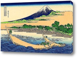   Постер . Берег Тагоноура  в Эдзири , тракт Токайдо