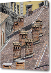   Постер Крыши Милана.