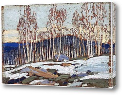  Городская улица, зима, 1913