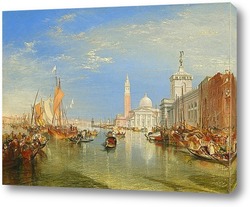   Постер Венеция: Dogana и Сан-Джорджо Маджоре