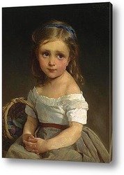   Девочка с корзинкой слив 1875
