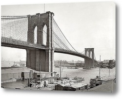    Бруклинский мост, Нью-Йорк, 1900