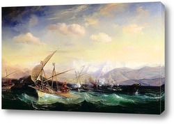   Картина Адмирал Андреа Дора рассеивает испанский флот близ Вара