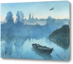    Акварель "Лодка"