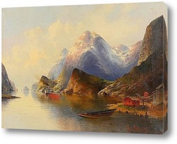    Картина художника 19-20 веков, пейзаж