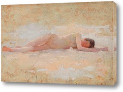   Картина Спящая обнаженная, около 1890-1900