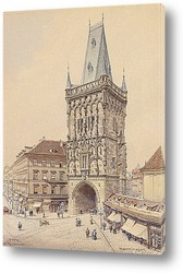    Пороховая башня в Праге