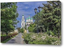    Соборная колокольня с Пречистинскими воротами. Астраханский кремль.