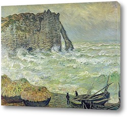    Этрета, Бурное море (1883)