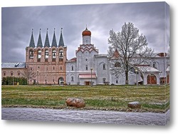  Александро-Свирский мужской монастырь.Храм во дворе.