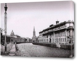   Постер Река Мойка у Юсуповского дворца 1900  –  1903